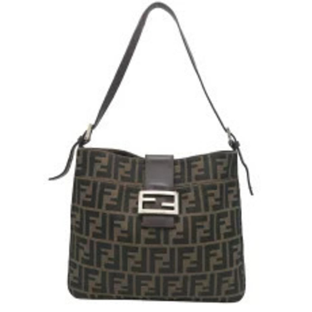 Fendi Hobo Bag Canvas Zucca Brown